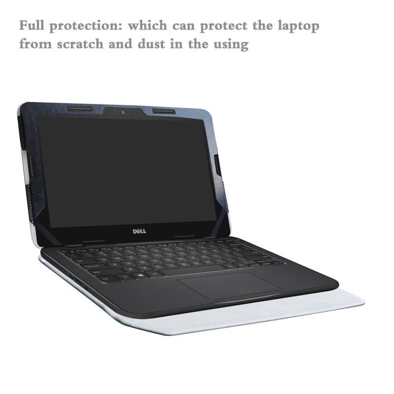 Alapmk Protective Case for Dell Chromebook 11 5190 3100 3110/Chromebook 5190 3100 3110 2-in-1 Education/Latitude 11 2-in-1 3190 3189 Education/Inspiron Chromebook 11 2-in-1 3181 11.6" Laptop,Black - Image 5
